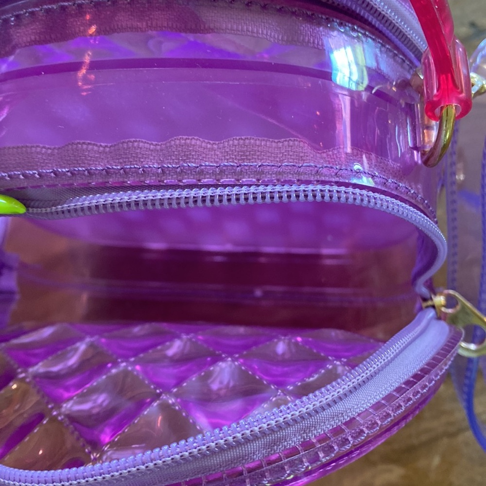 Clear colored small backpack/bag - Picture 5 of 6